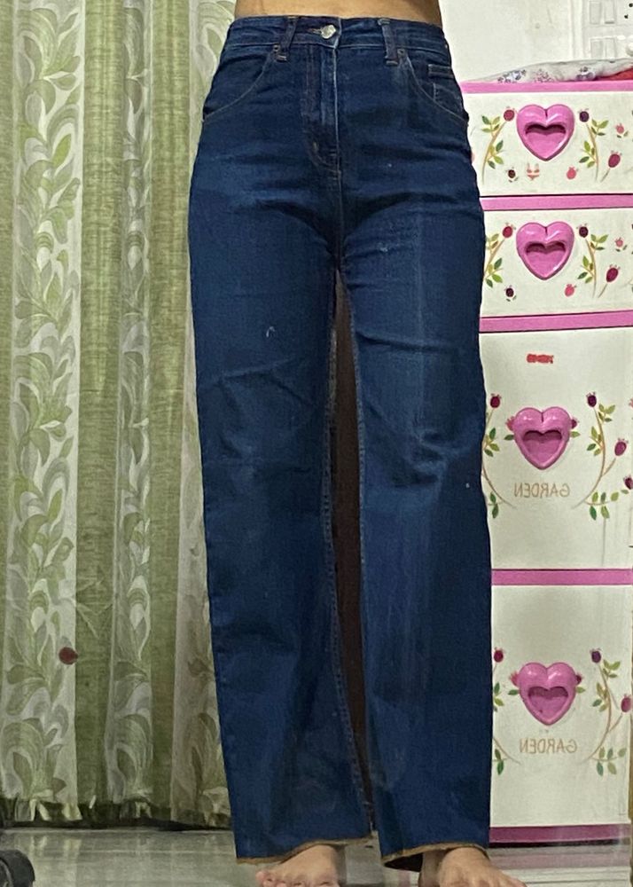 Dark Blue Denim Jeans