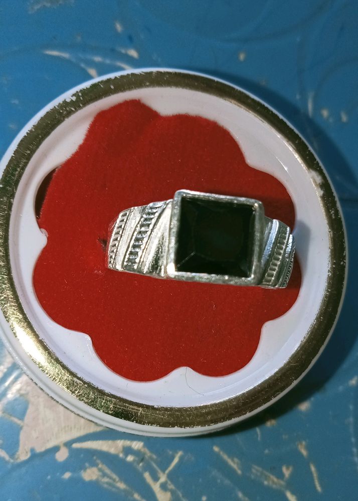 Boys Black Gems Ring