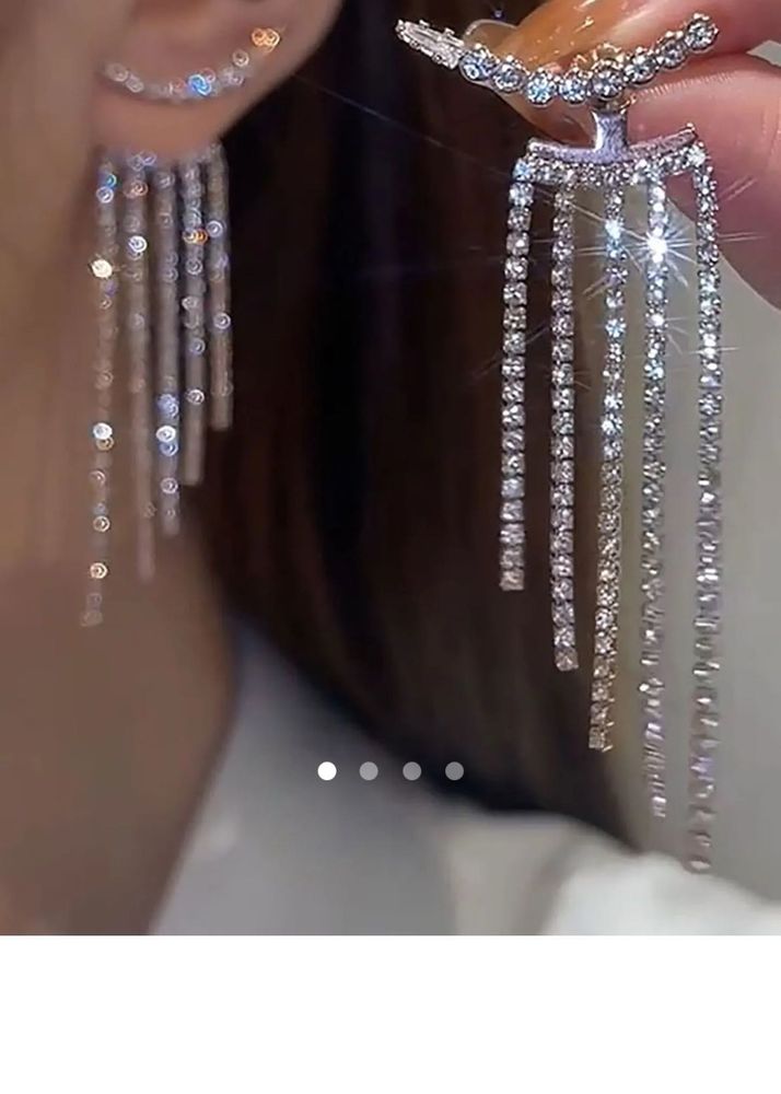 Rhinestone Artificial Jewellery- Dangle