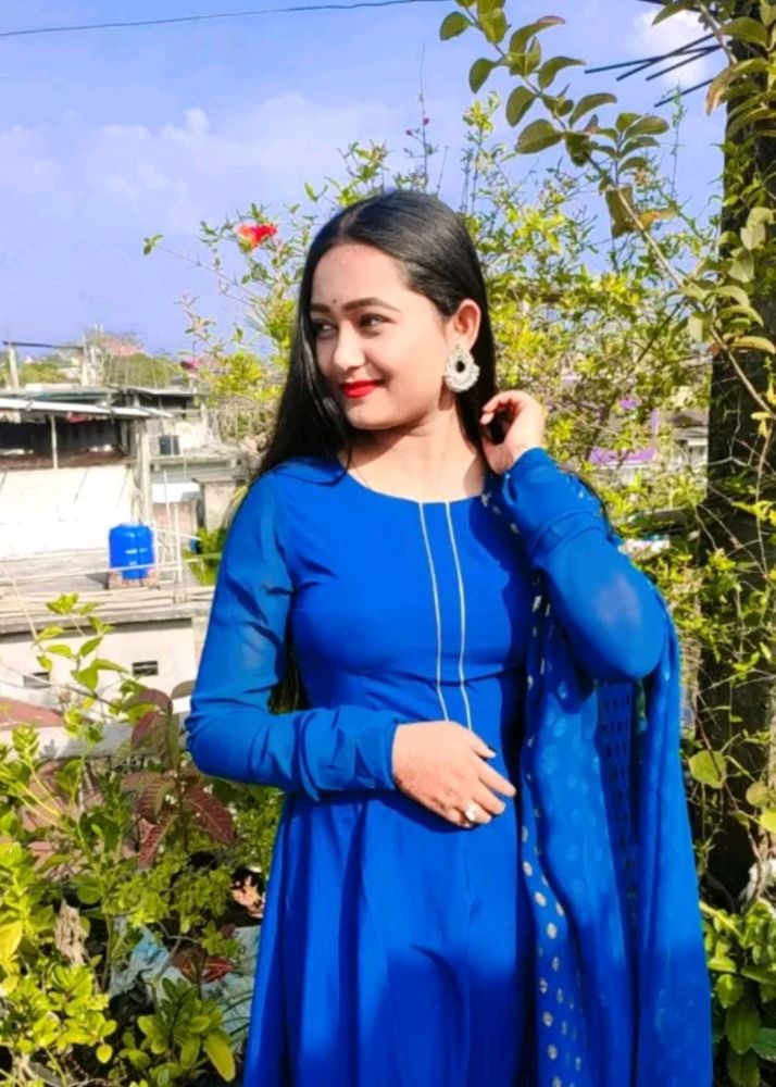 Kurta With Dupatta Rama Colour
