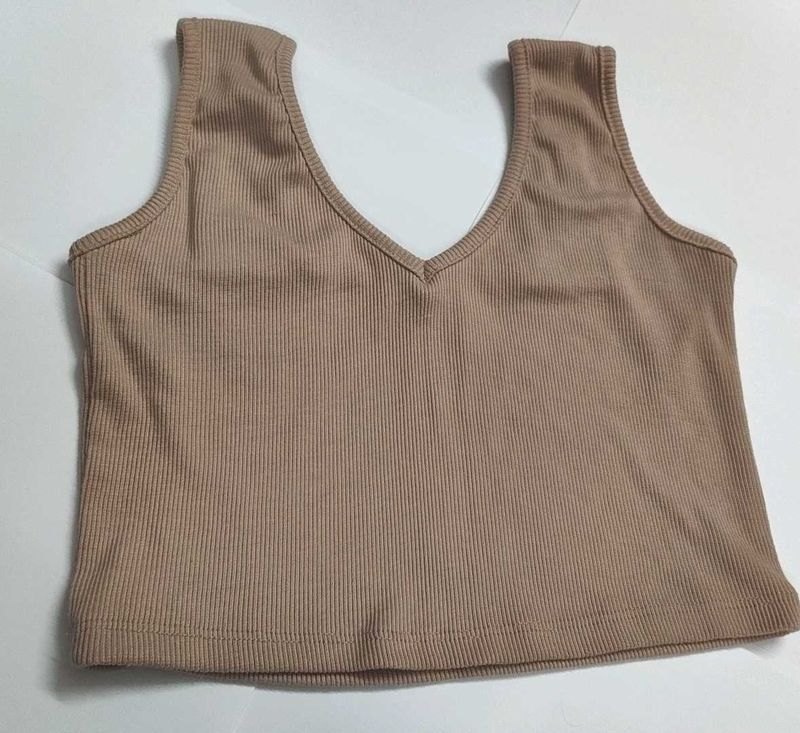 Cute Tan Tank Top