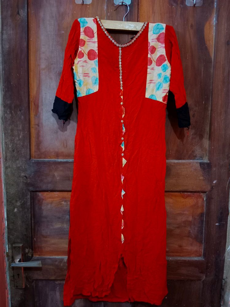 Red Kurta