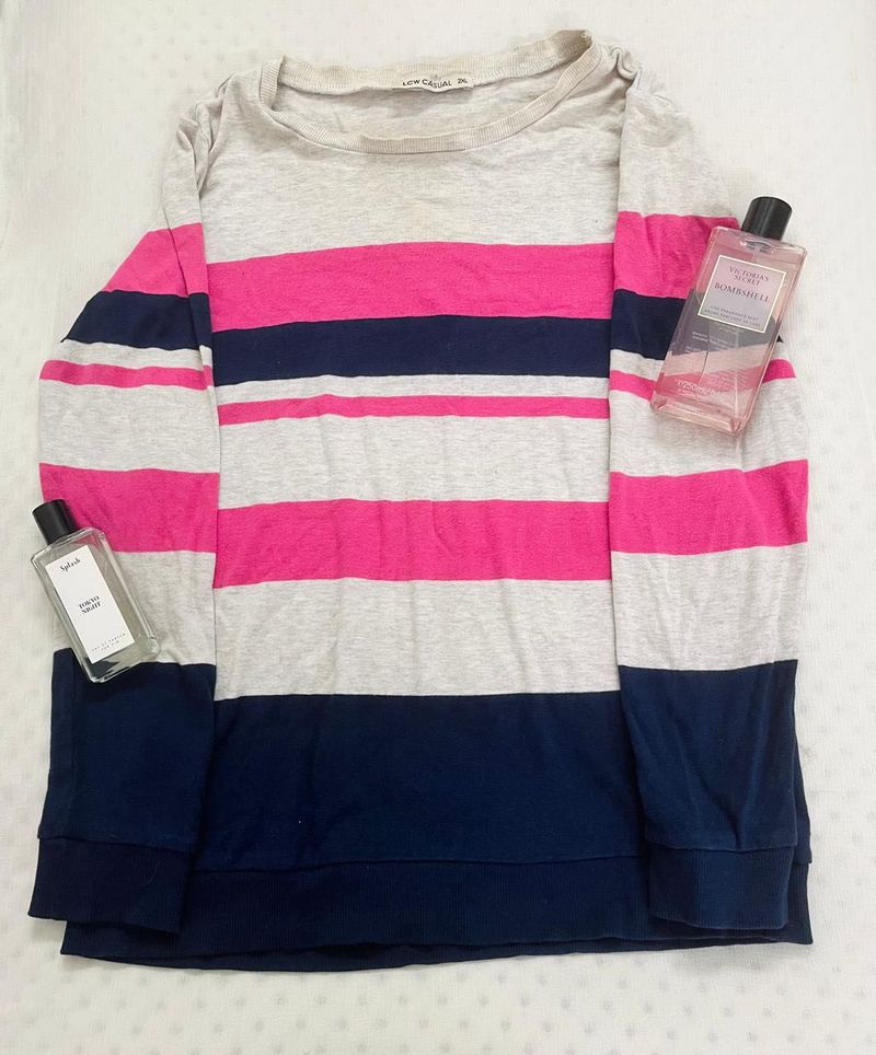 LCW Casual Multi Coloured Sweatshirt