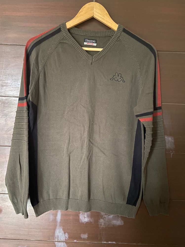 Men’s Military Green Colour Sweater (M)