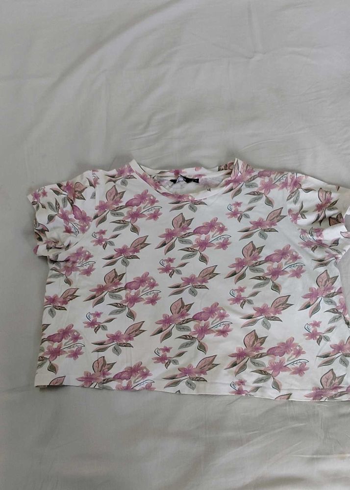 Floral Print Tee