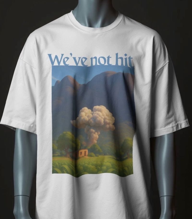 Oversized We&#39;ve Not Hit Tee