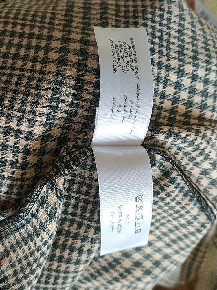 Wardrobe Brand Black And White Combination Dress