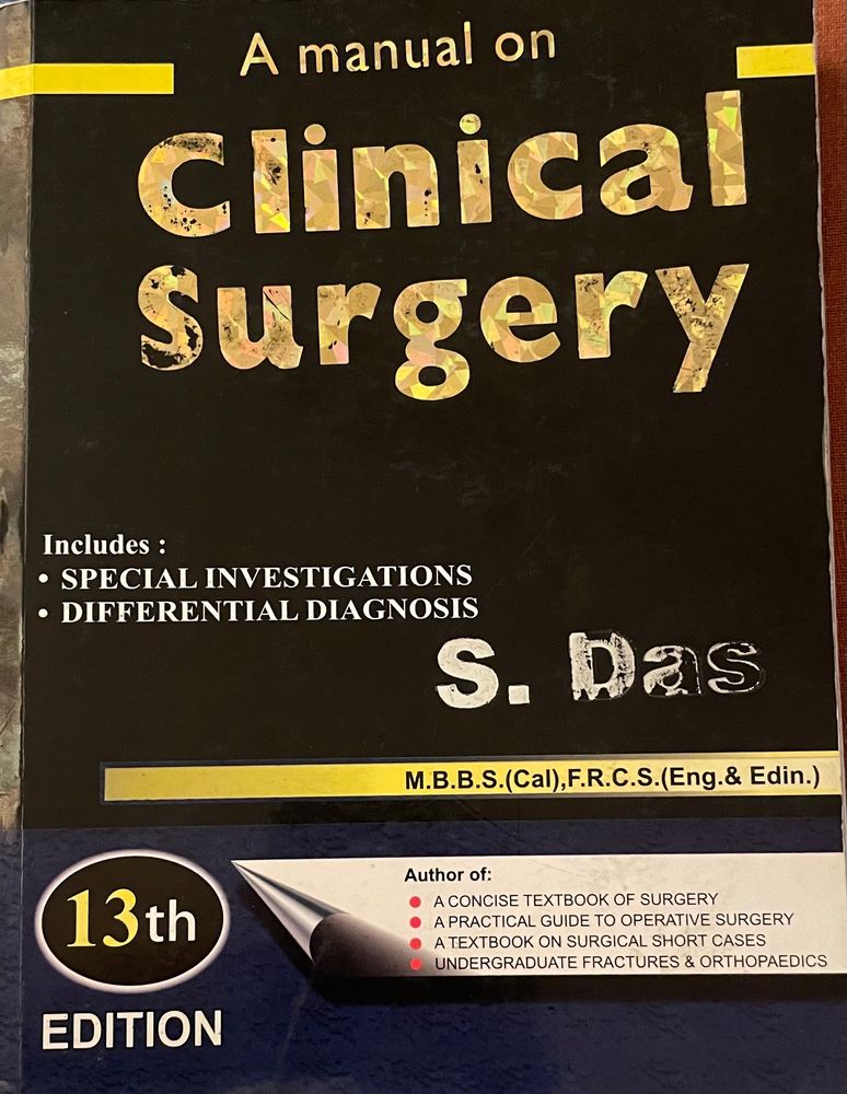 S Das - Clinical Surgery
