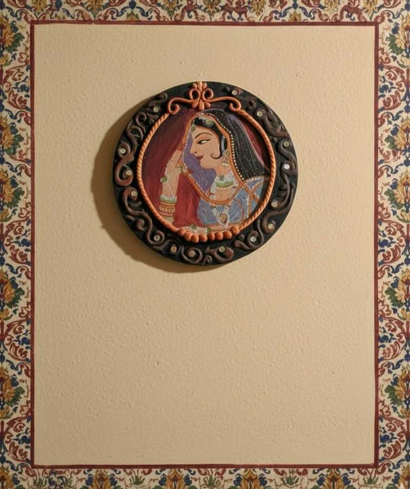 Indian Lady Wall Decor