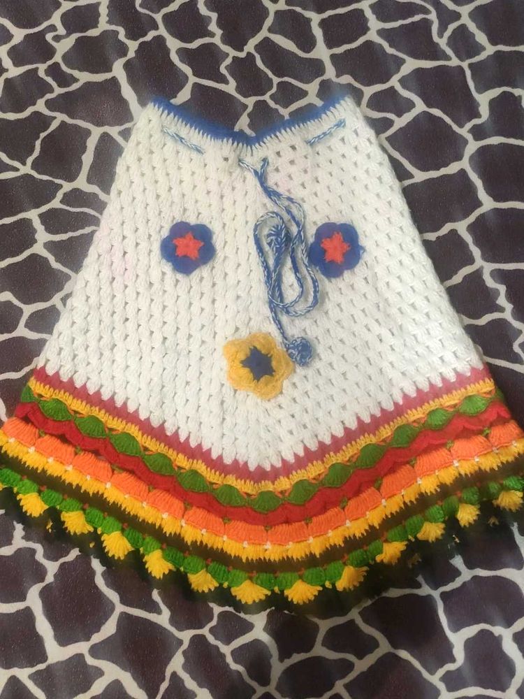 Multicolour Crochet Skirt