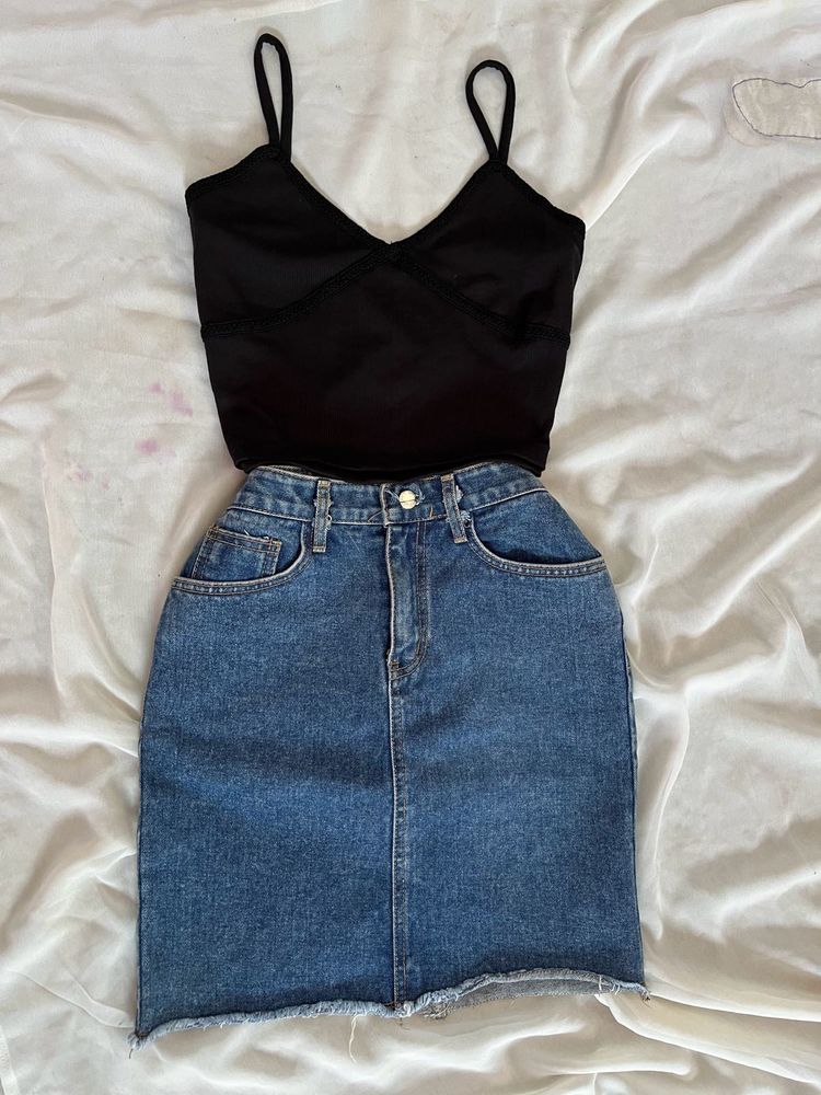 🌸 Denim Skirt 🌸