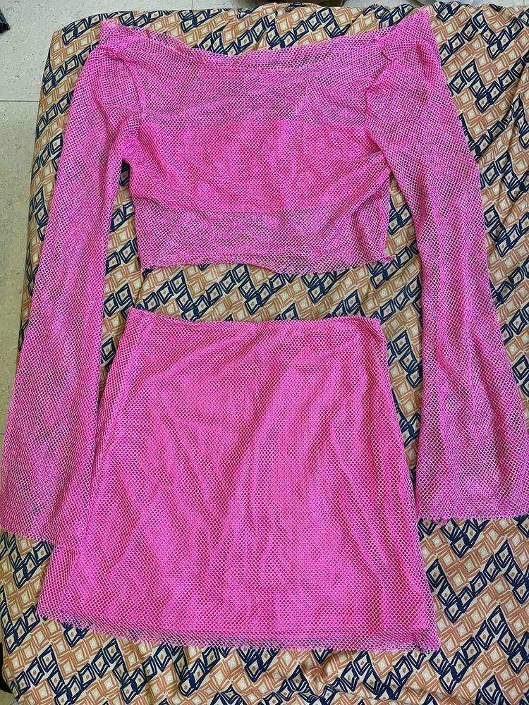 Pink Mesh Set