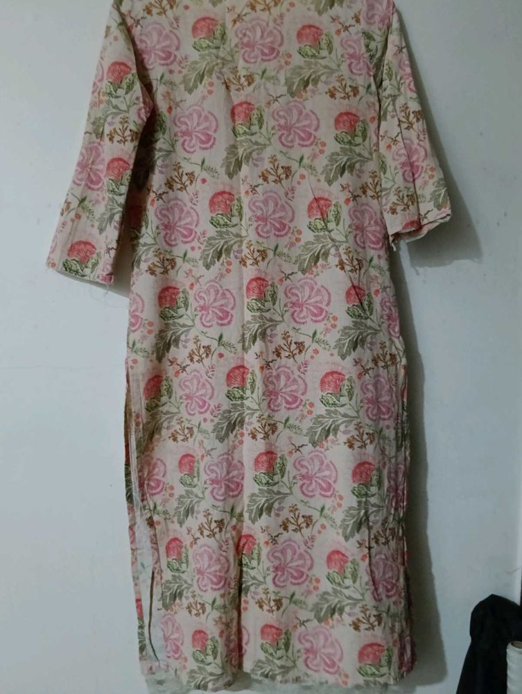Floral Print Kurta