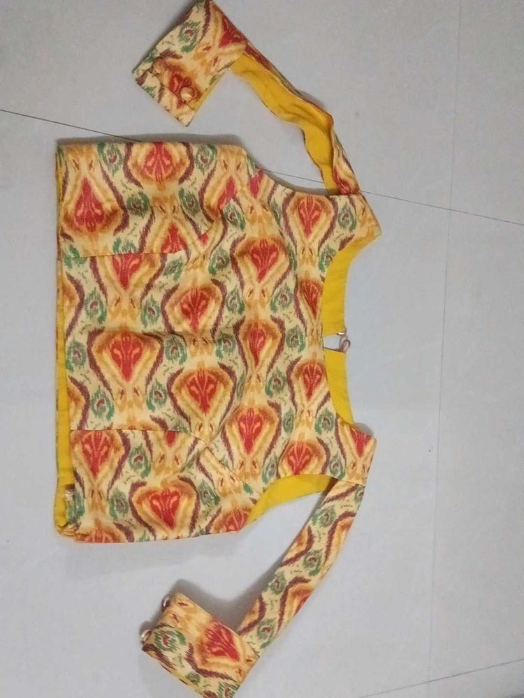Patterned Crop Top