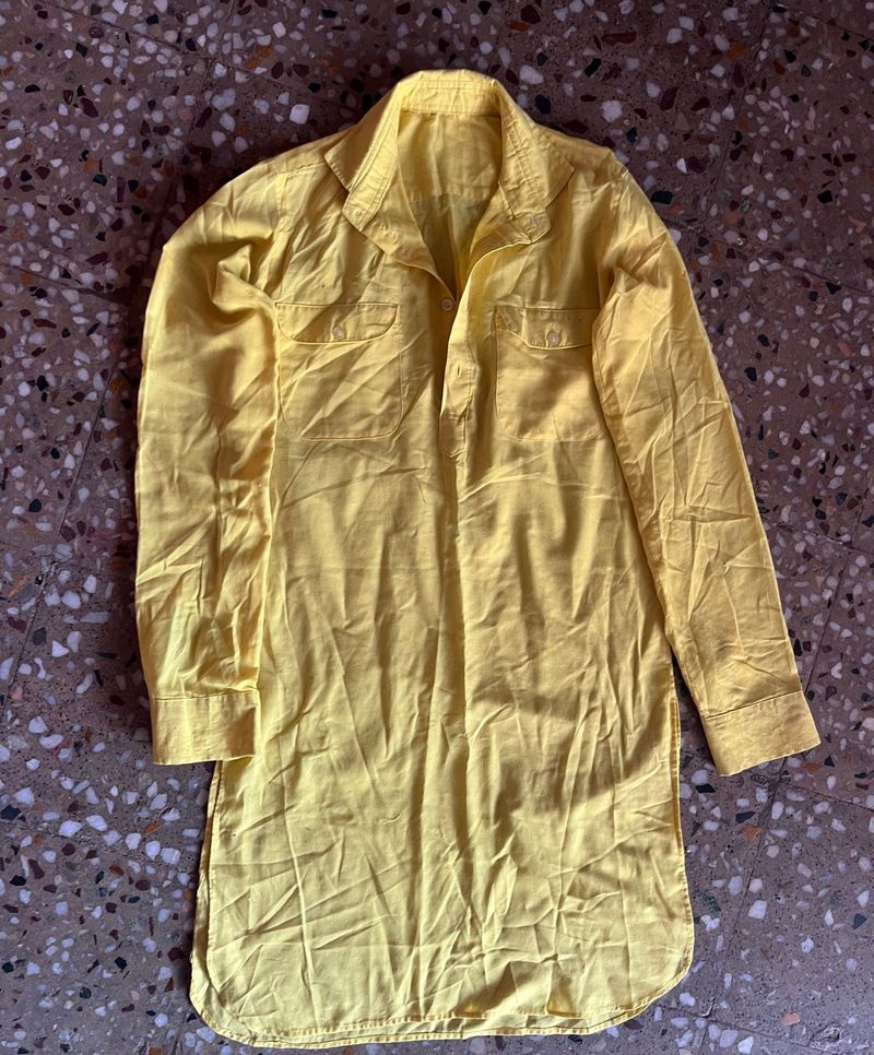 Yellow Colour Kurta