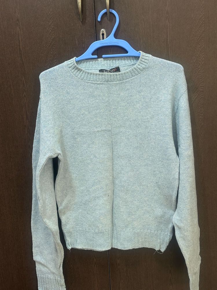 Light Blue Knit Sweater