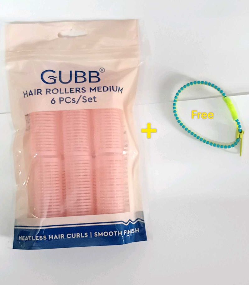 GUBB Medium Hair Rollers - 6pcs Set