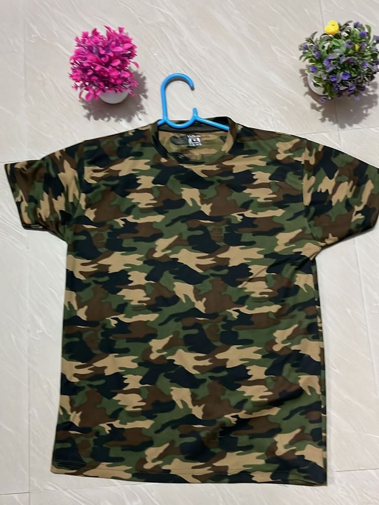 Camo Print Tee