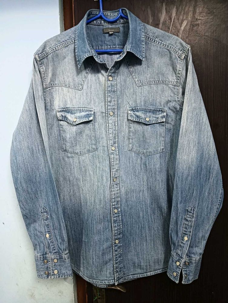 Tex Denim Western Shirt