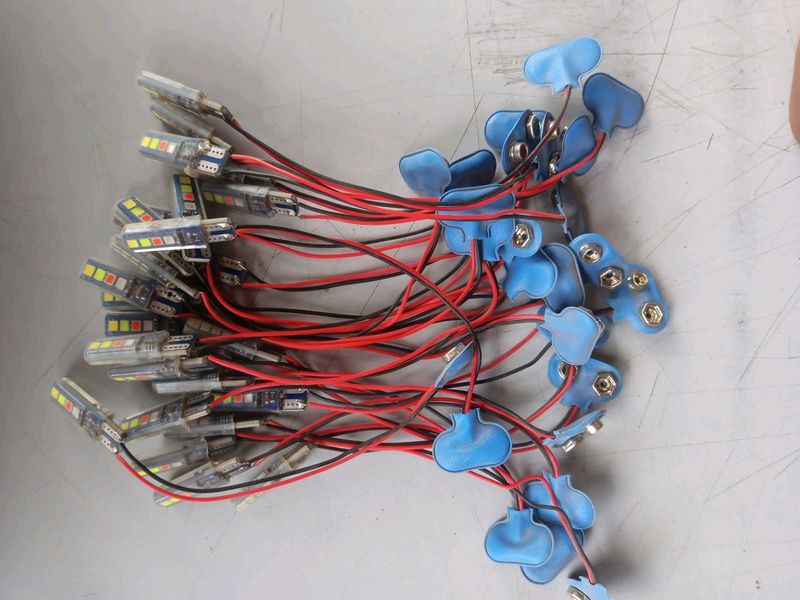 25 LED pixel lights with attached
