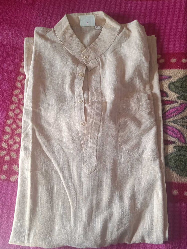 Elegant Beige Kurta