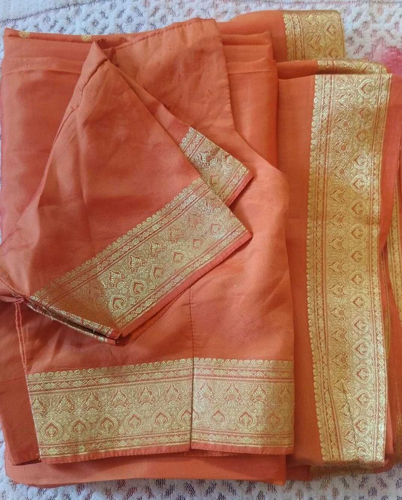 BANARASI SILK SAREE WITH BLOUSE