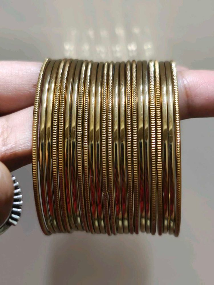 Golden Bangle Set(24)