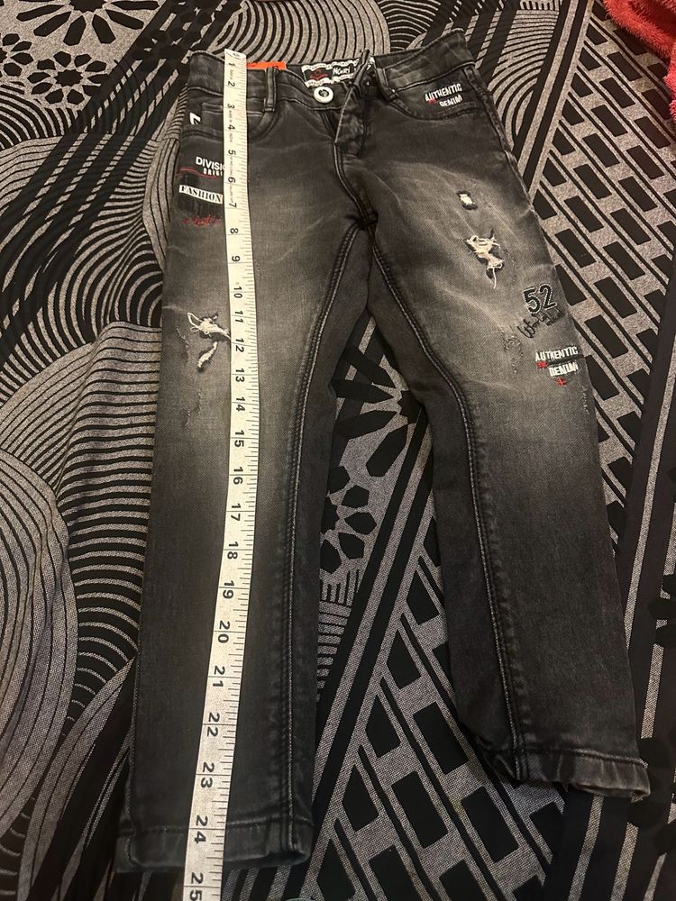 Denim Grey Jeans For Boys