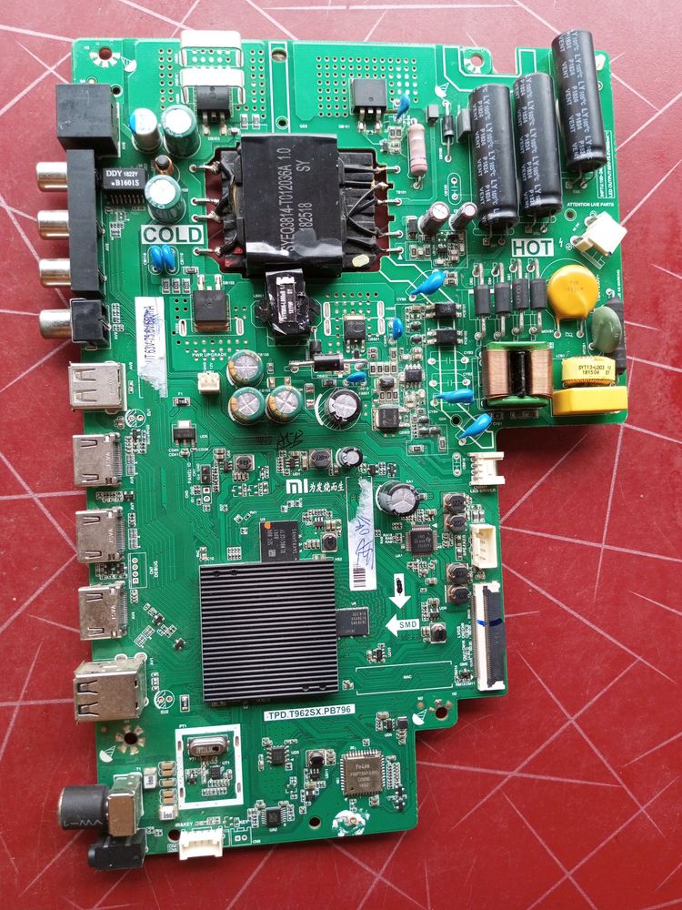 MI 43"  Smart Led Tv PCB Board - Working