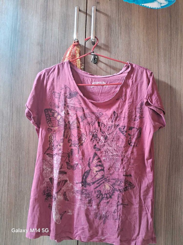 Butterfly Print Tee