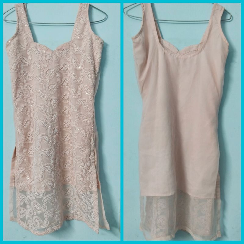 Buy This Beautiful Chickenkari Suit In Baby Pink C