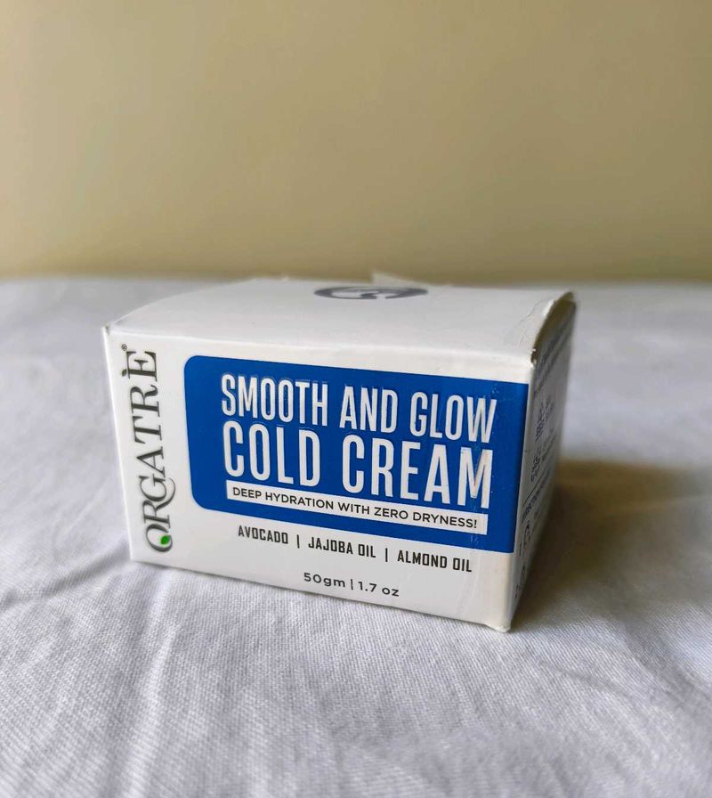 Brand New Orgatre Smooth And Glow Cold Cream Moist