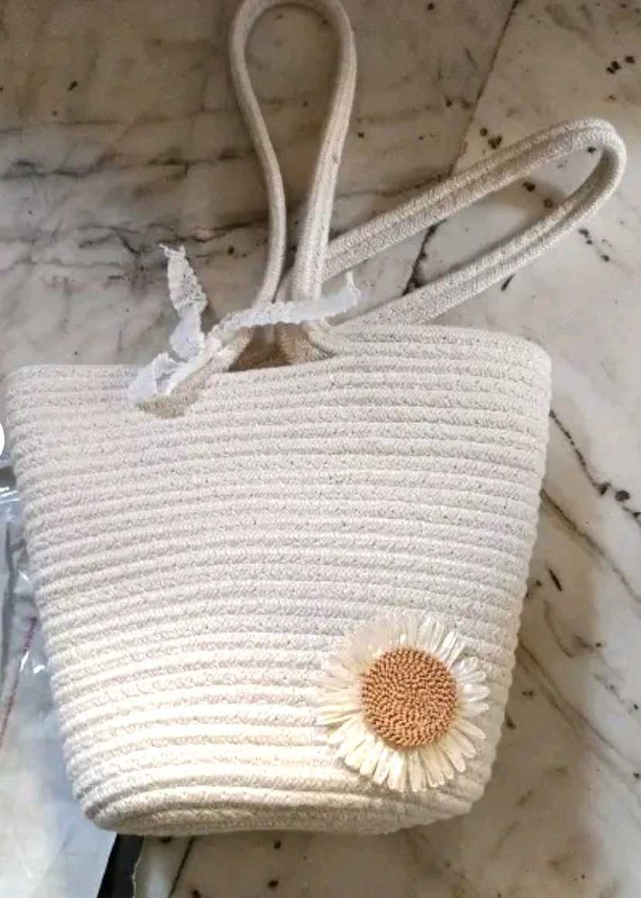 Cute Woven Tote Bag