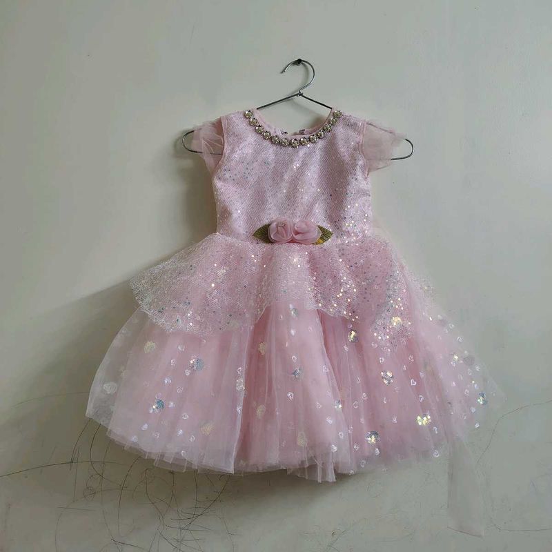 Pink Sparkly Party Dress