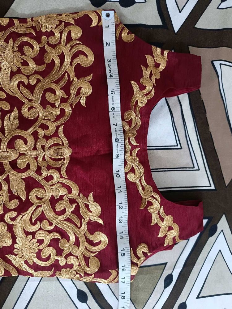 Party Wear Maroon Ethnic Gown