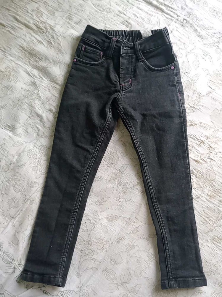 Kids Black Denim Jeans