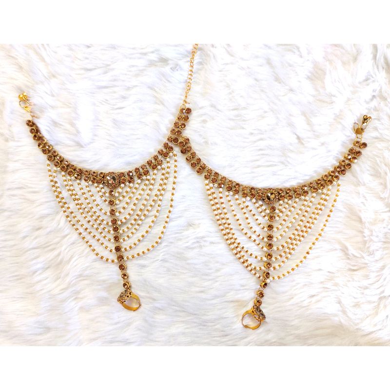 Women's Bridal Beautiful Anklet &amp; Toe Ring 💍