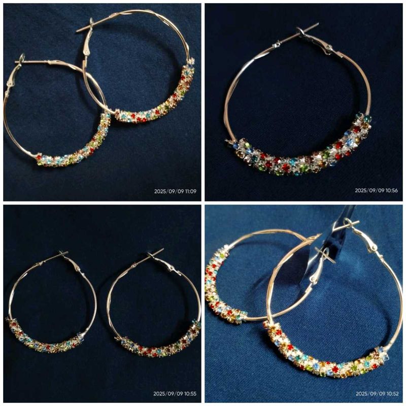 Colorful Hoop Earring,  New Earring