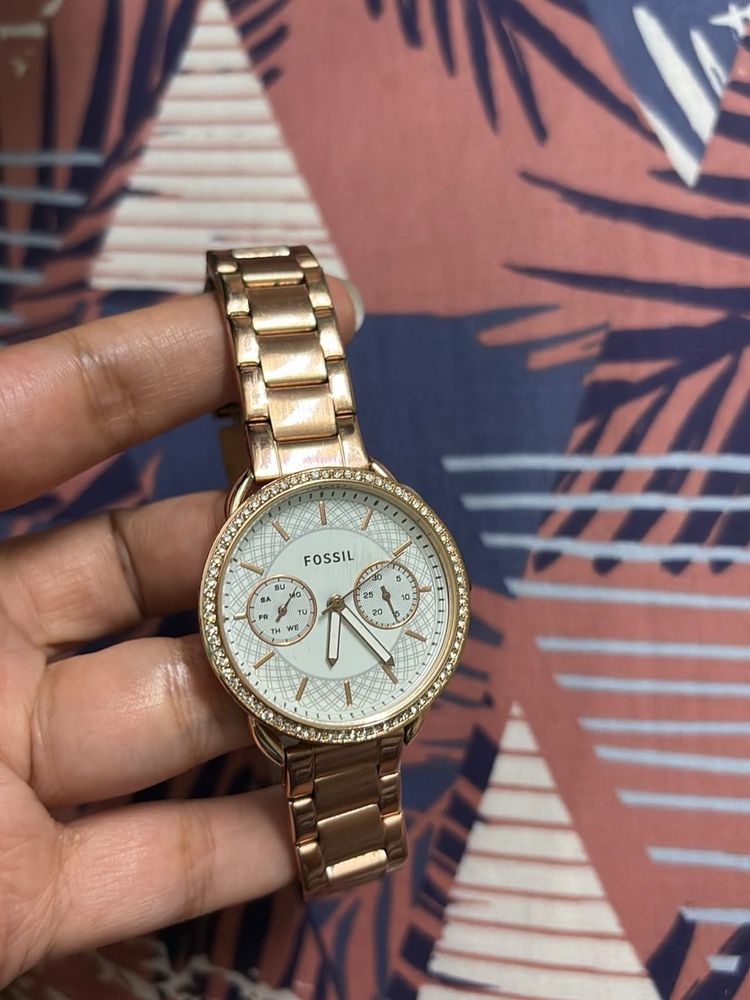 Fossil Rose Gold Watch