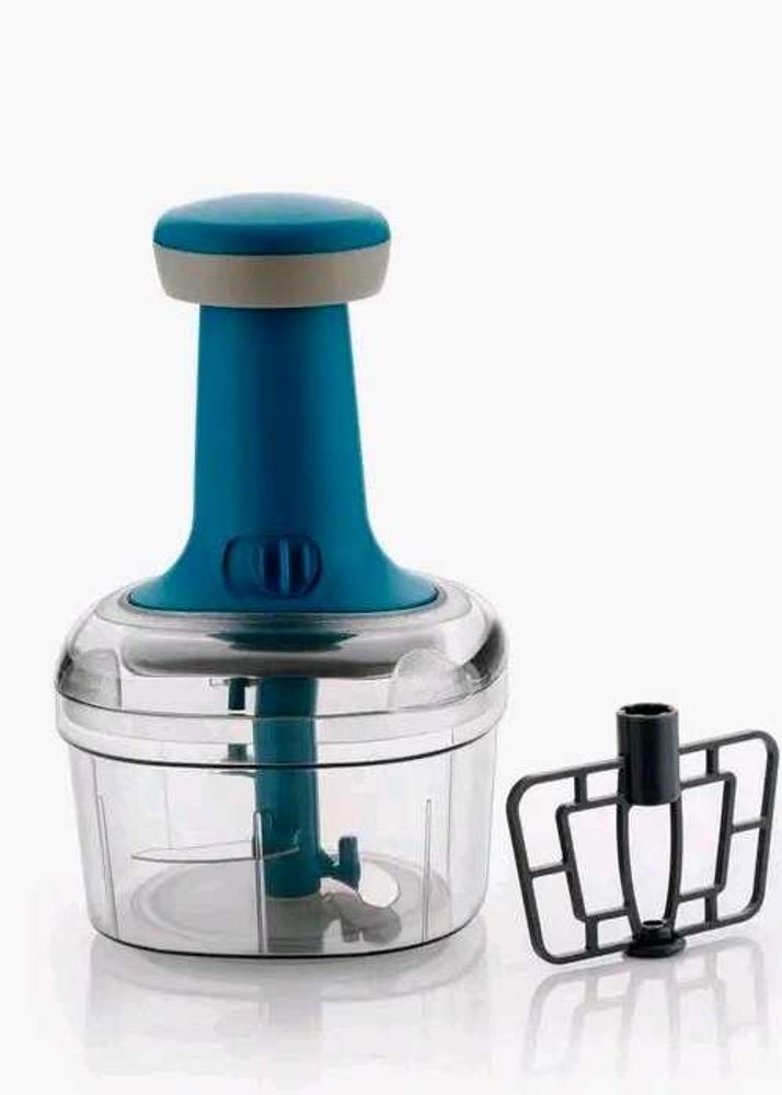 Manual Hand Press Push Vegetables Chopper Six Shar