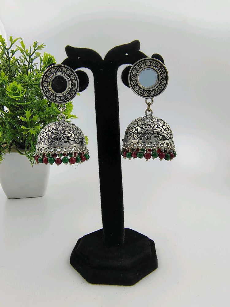 Oxidised Jhumka