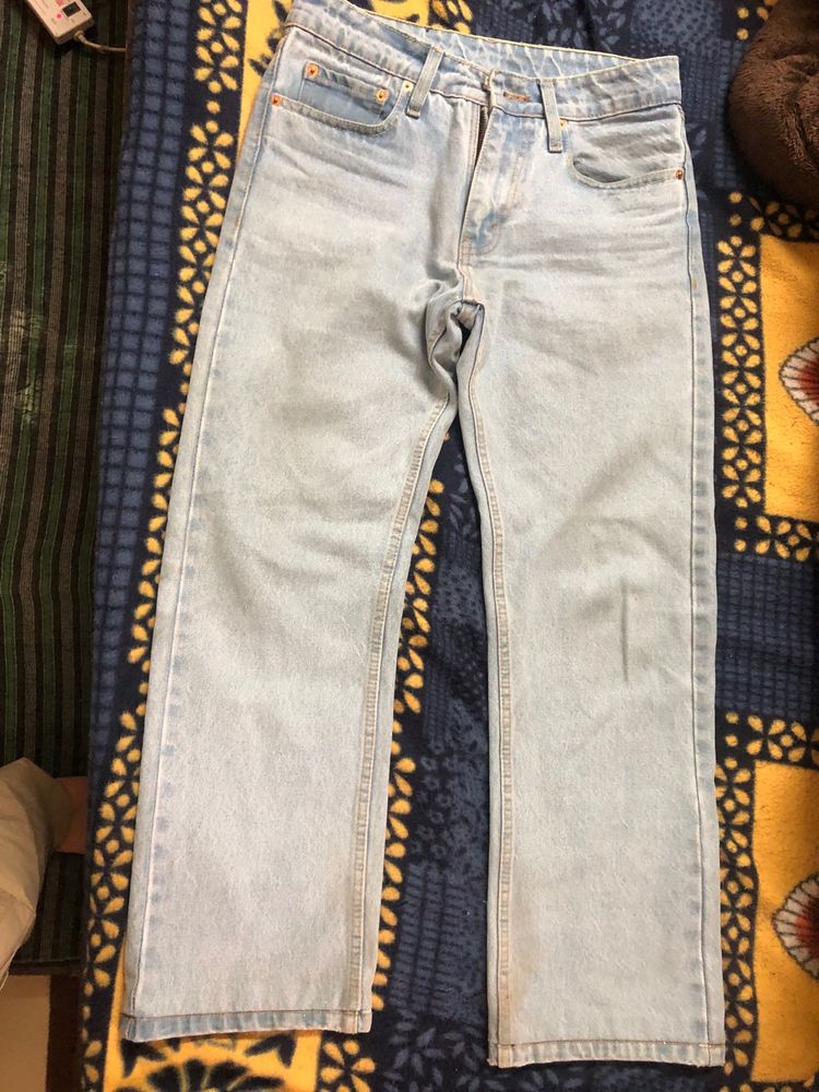 Light Wash Straight Fit Jeans Never Used Size 30