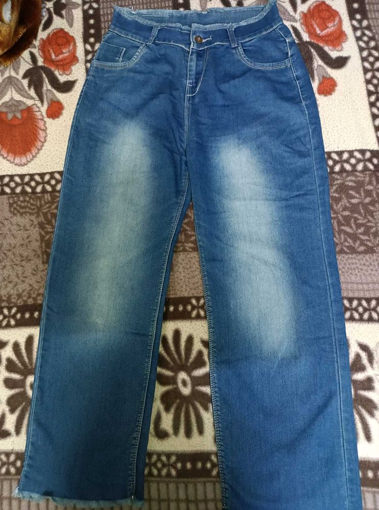 straight fit Denim Jeans