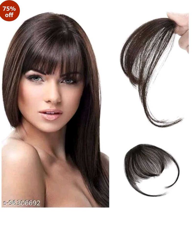 New Clip in Bangs - Straight Hair