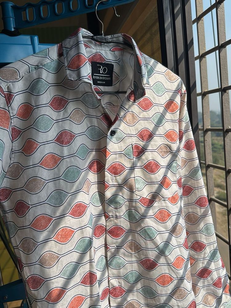 Patterned Casual Shirt