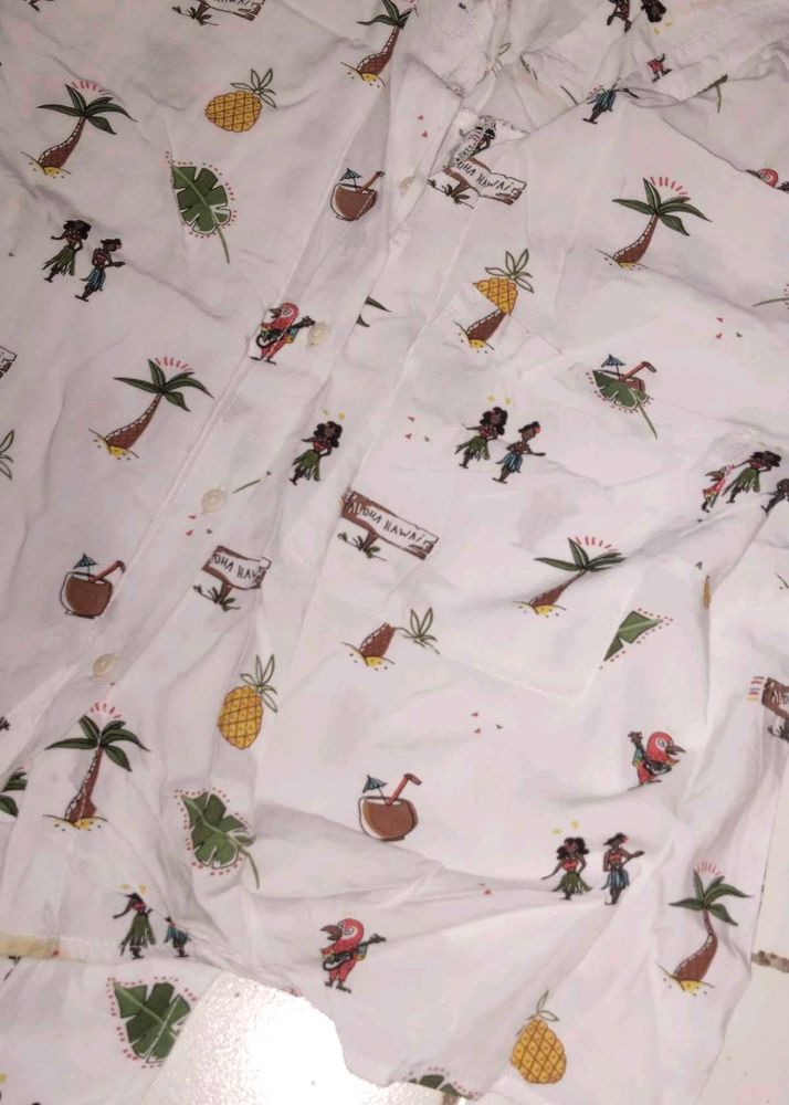 Fun Hawaiian Print Shirt
