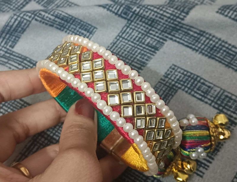 Combo Of Traditional Multicolored Boho Bangles