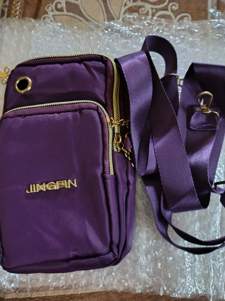 Purple Sling Bag