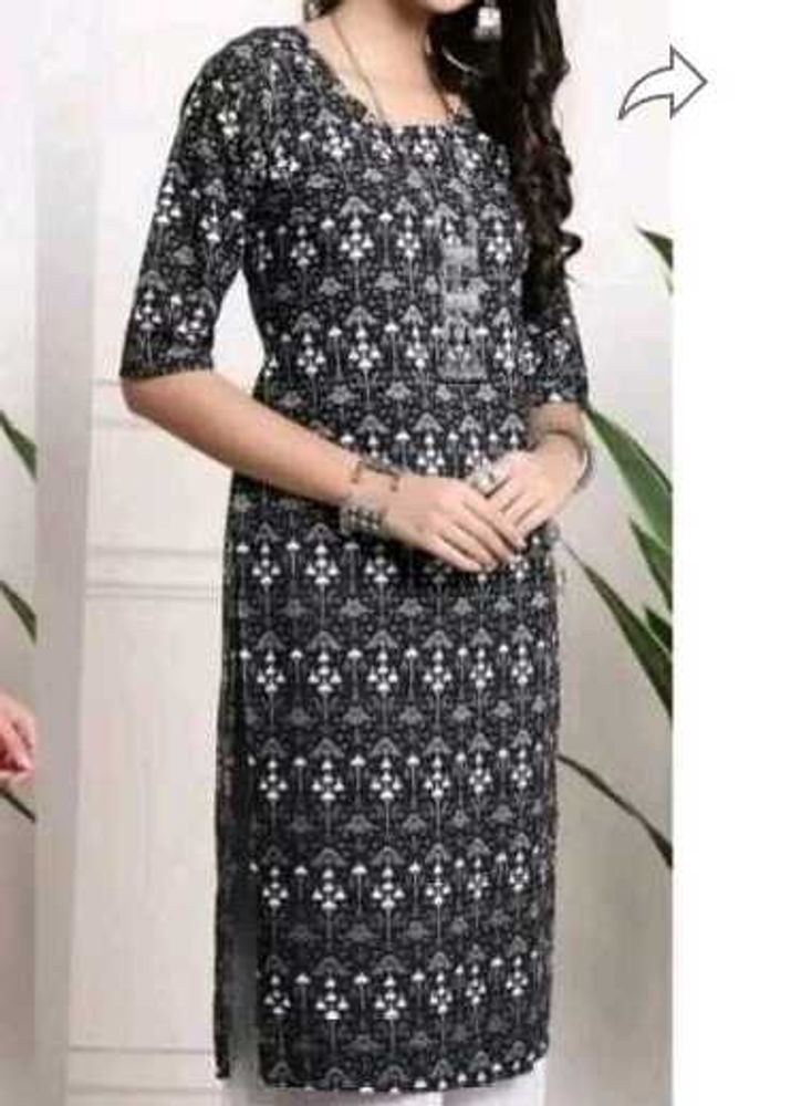 Black Colour Beautiful Kurti