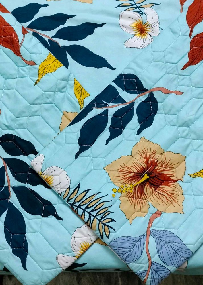 Floral Bedsheet with pillow cover